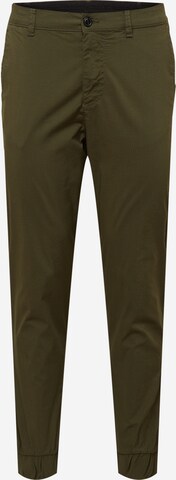 Effilé Pantalon 'DUNDEE' SELECTED HOMME en vert : devant