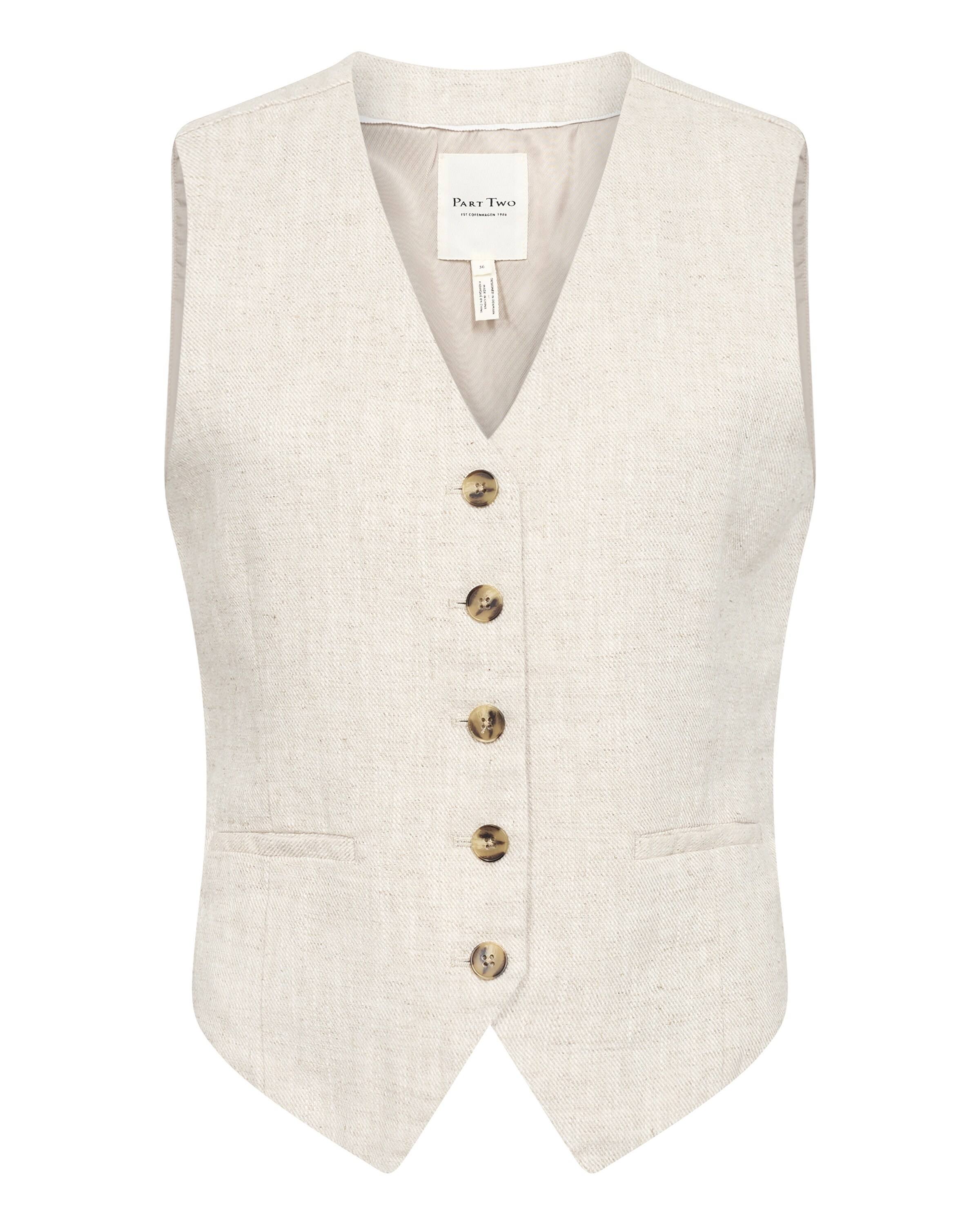 Part Two Vest 'Nadhia' i beige: forside