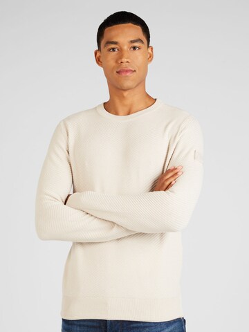 JACK & JONES - Jersey 'CLASSIC' en beige: frente