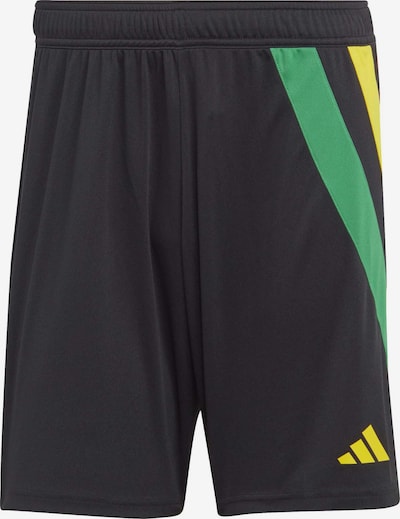 ADIDAS PERFORMANCE Workout Pants 'Fortore 23' in Yellow / Green / Black, Item view