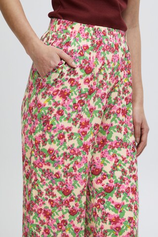 Wide leg Pantaloni 'Marrakech' di ICHI in colori misti