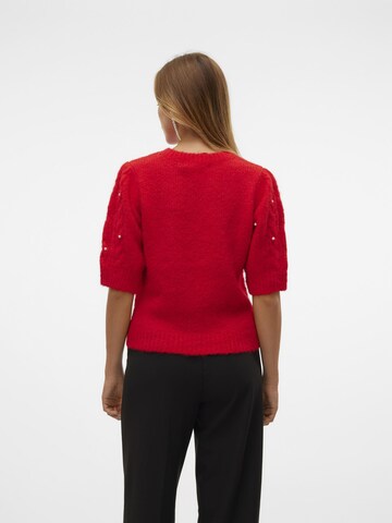 VERO MODA Pullover 'NOVA' i rød
