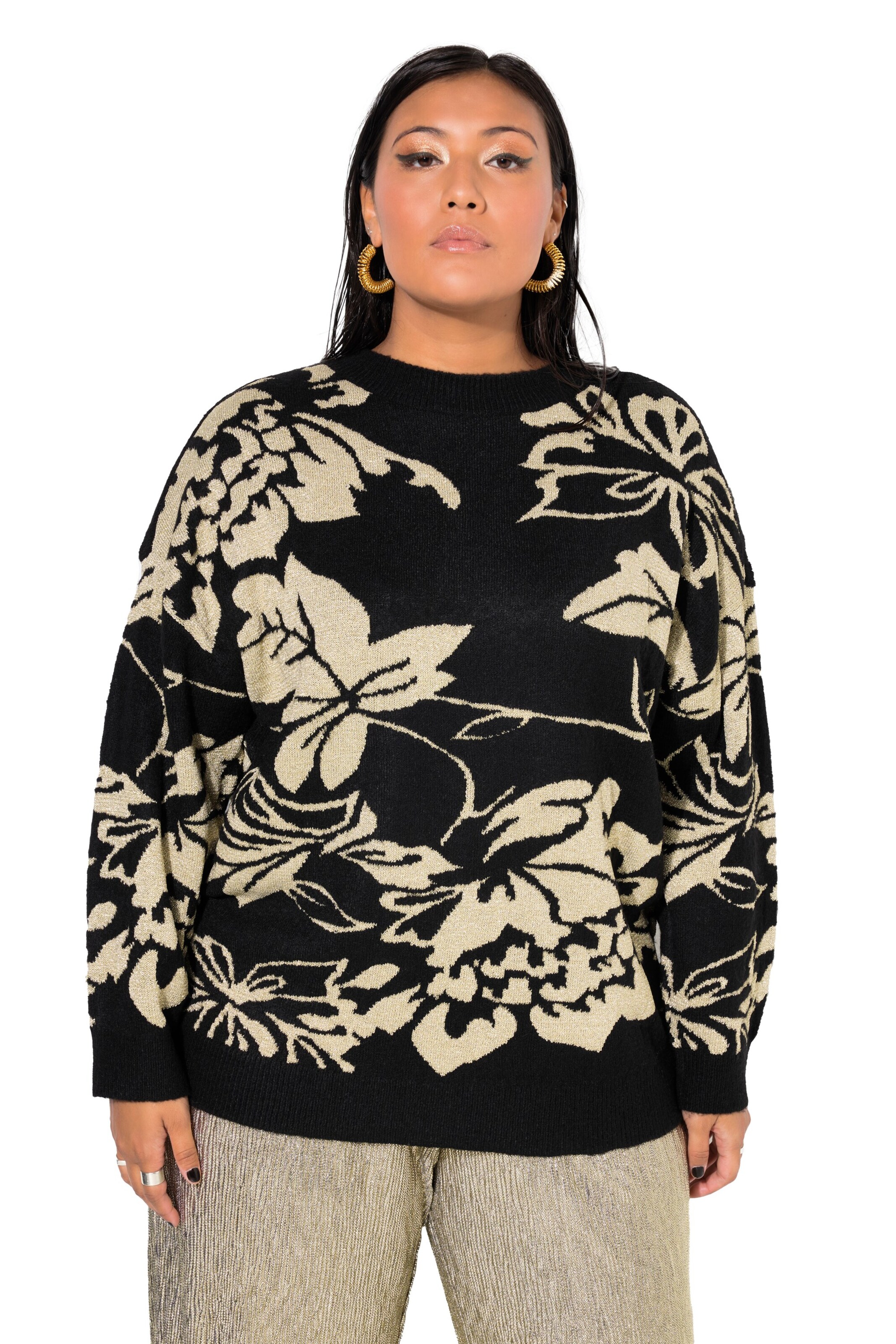 Studio Untold Pullover in Schwarz: Vorderseite