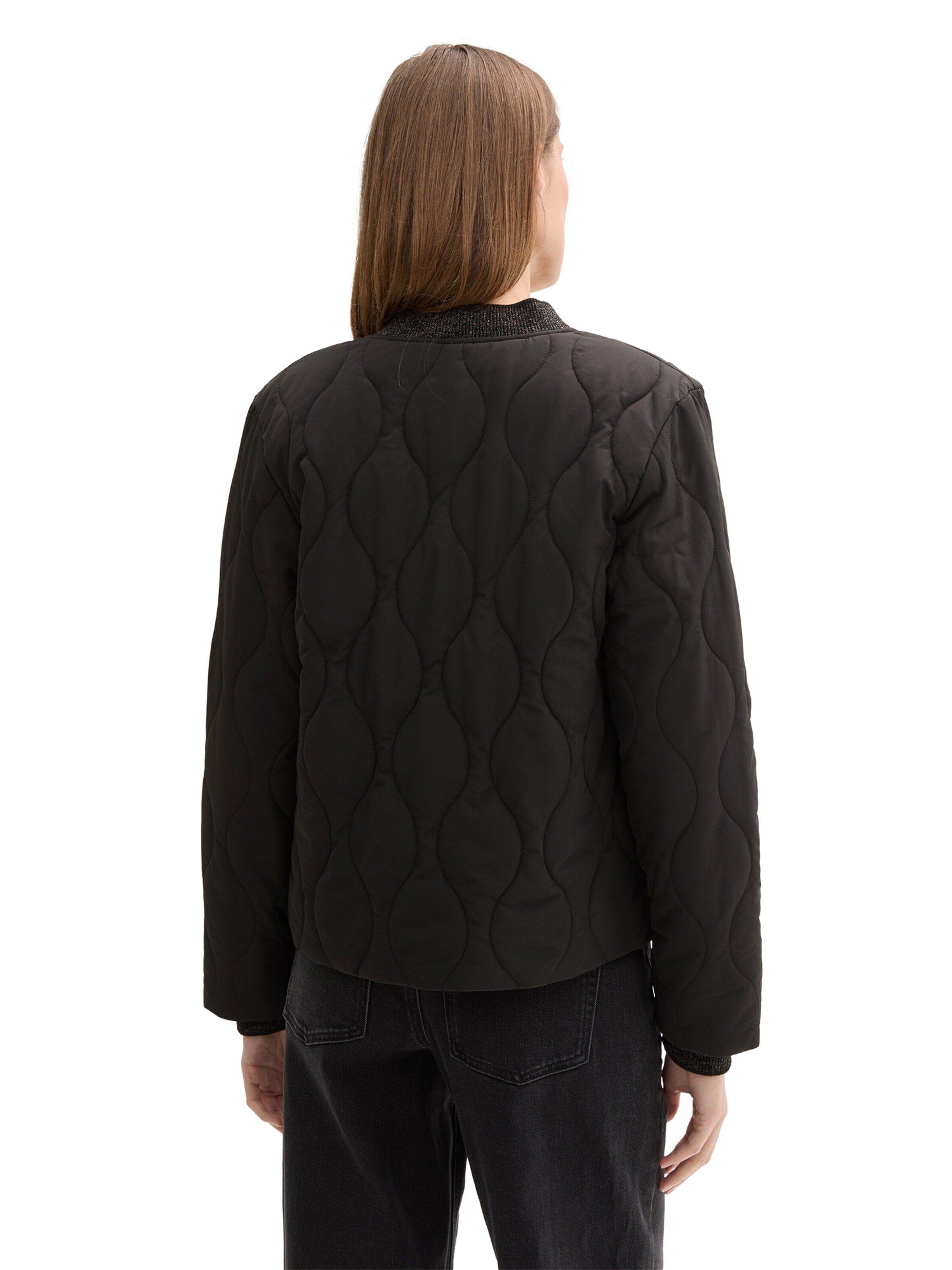 TOM TAILOR Jacke in Schwarz