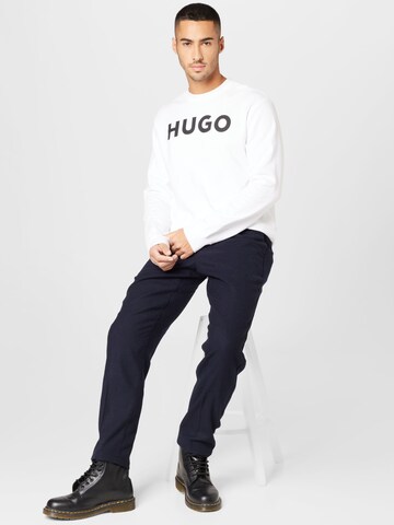 HUGO Sweatshirt 'Dem' in Weiß