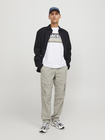 JACK & JONES Loosefit Cargobroek in Beige