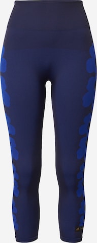 ADIDAS SPORTSWEAR Skinny Sporthose in Blau: predná strana