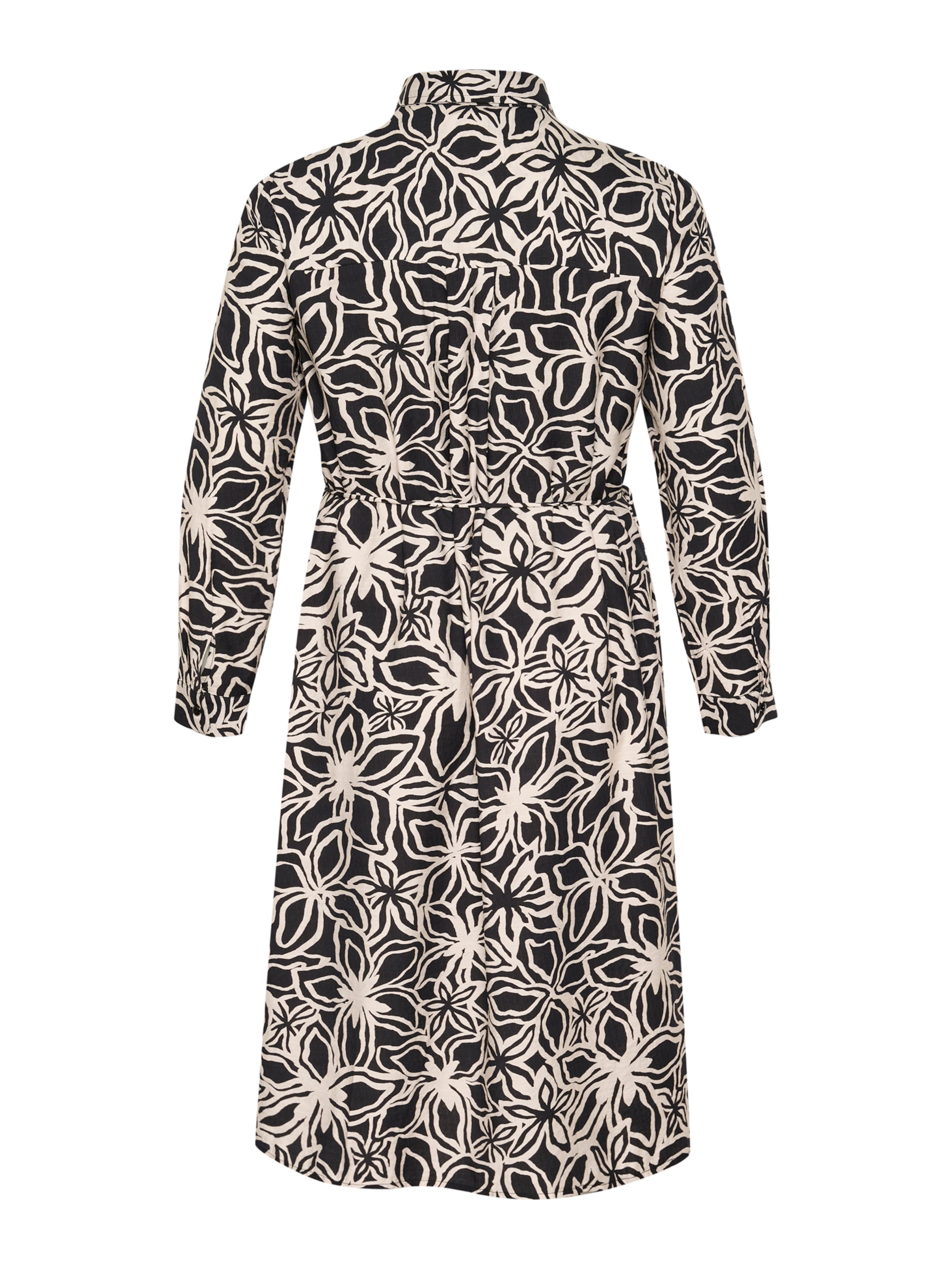 Robe-chemise 'KCHaliah' KAFFE CURVE en noir