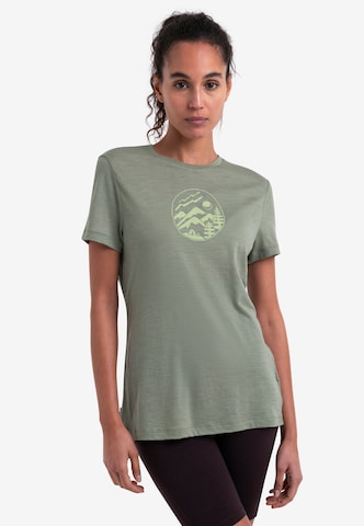 ICEBREAKER Performance Shirt 'Tech Lite III' in Green: front