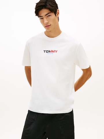 balts Tommy Jeans T-Krekls