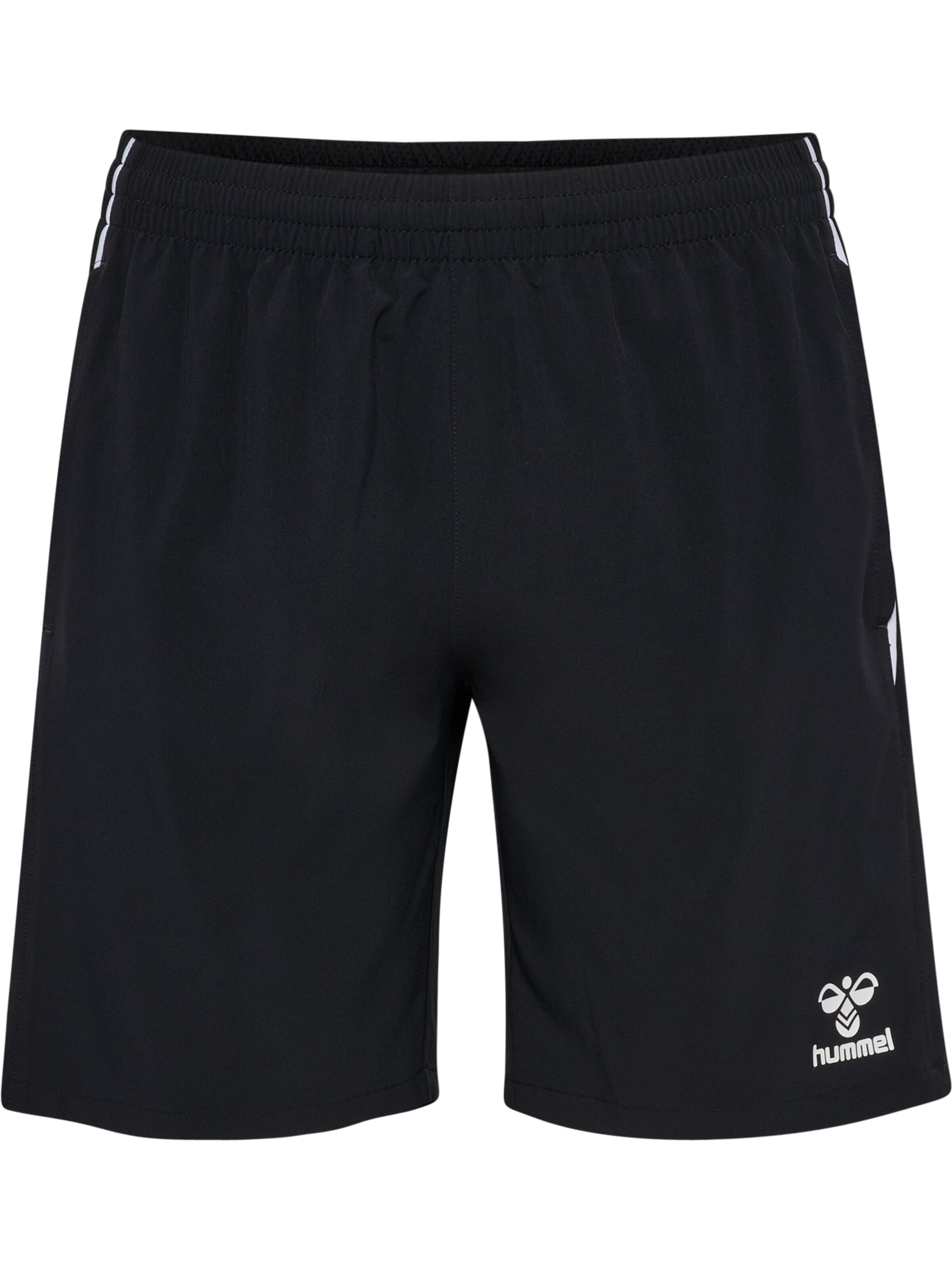 Hummel Regular Sports trousers in Black: front