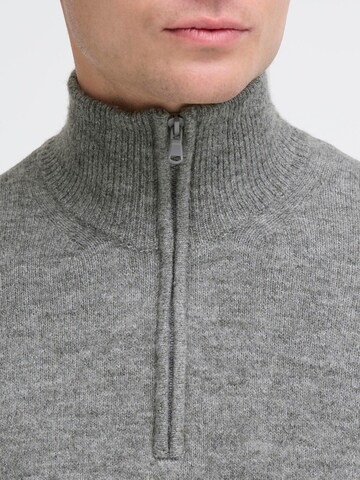 INDICODE JEANS - Pullover ' IDBercell ' em cinzento