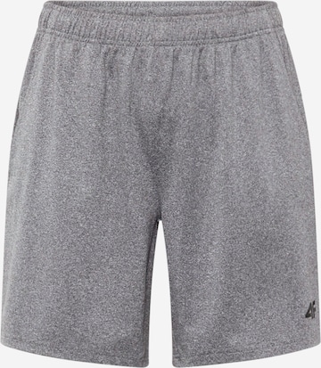 Regular Pantalon de sport 4F en gris : devant