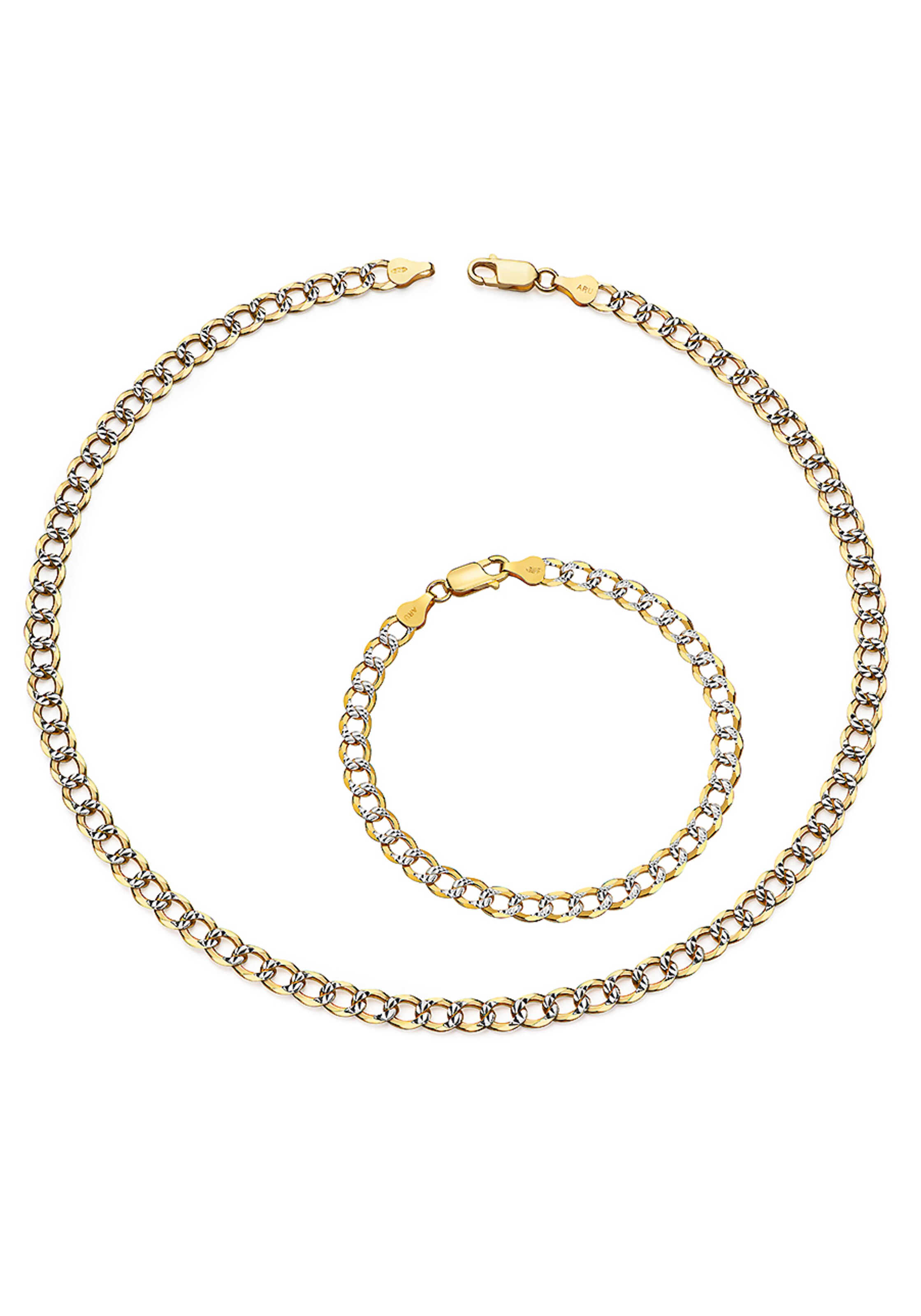 FIRETTI Schmuckset in Gold: Vorderseite