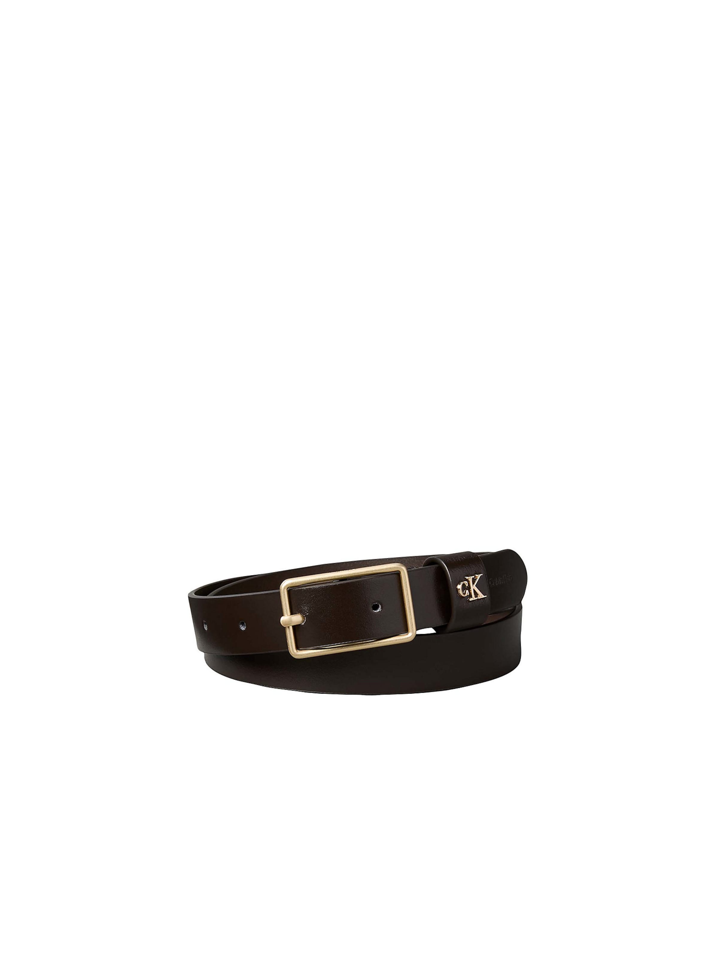 Ceinture Calvin Klein en marron : devant