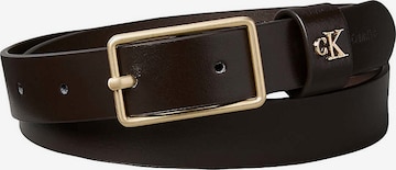 Ceinture Calvin Klein en marron : devant