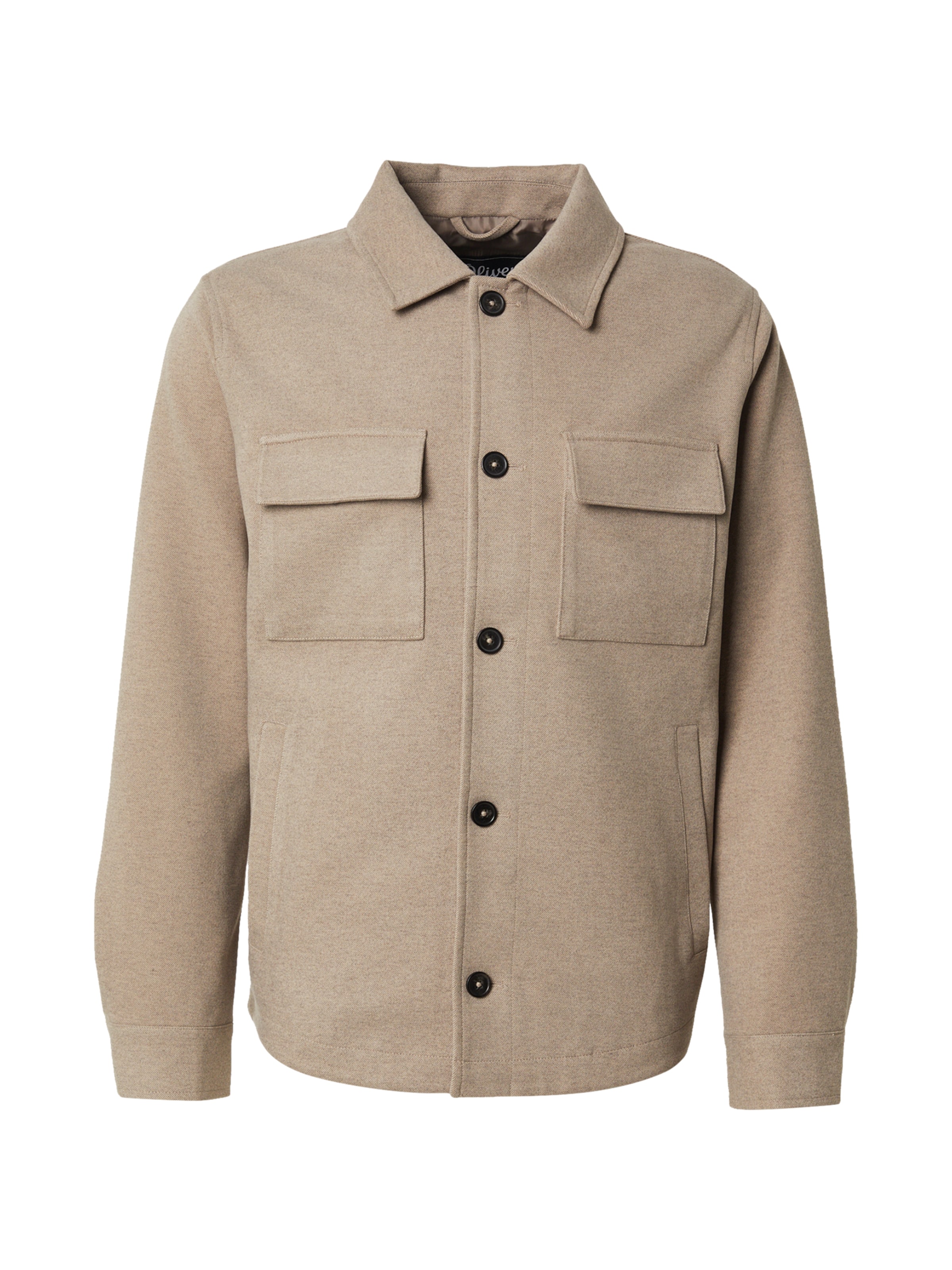 Geacă de primăvară-toamnă de la s.Oliver pe bej: față