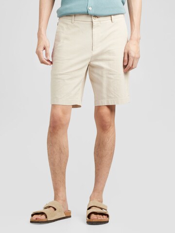 Dockers Slimfit Broek in Beige: voorkant