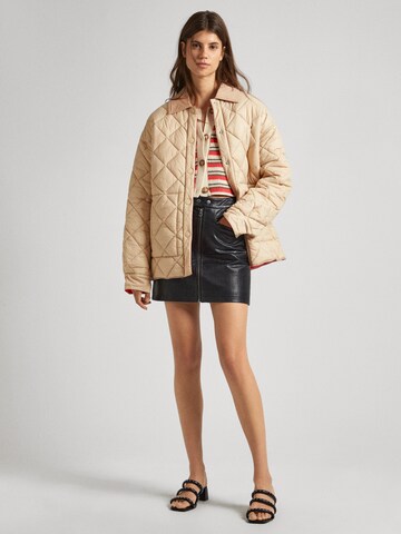 Pepe Jeans Between-Season Jacket 'SHINE' in Beige