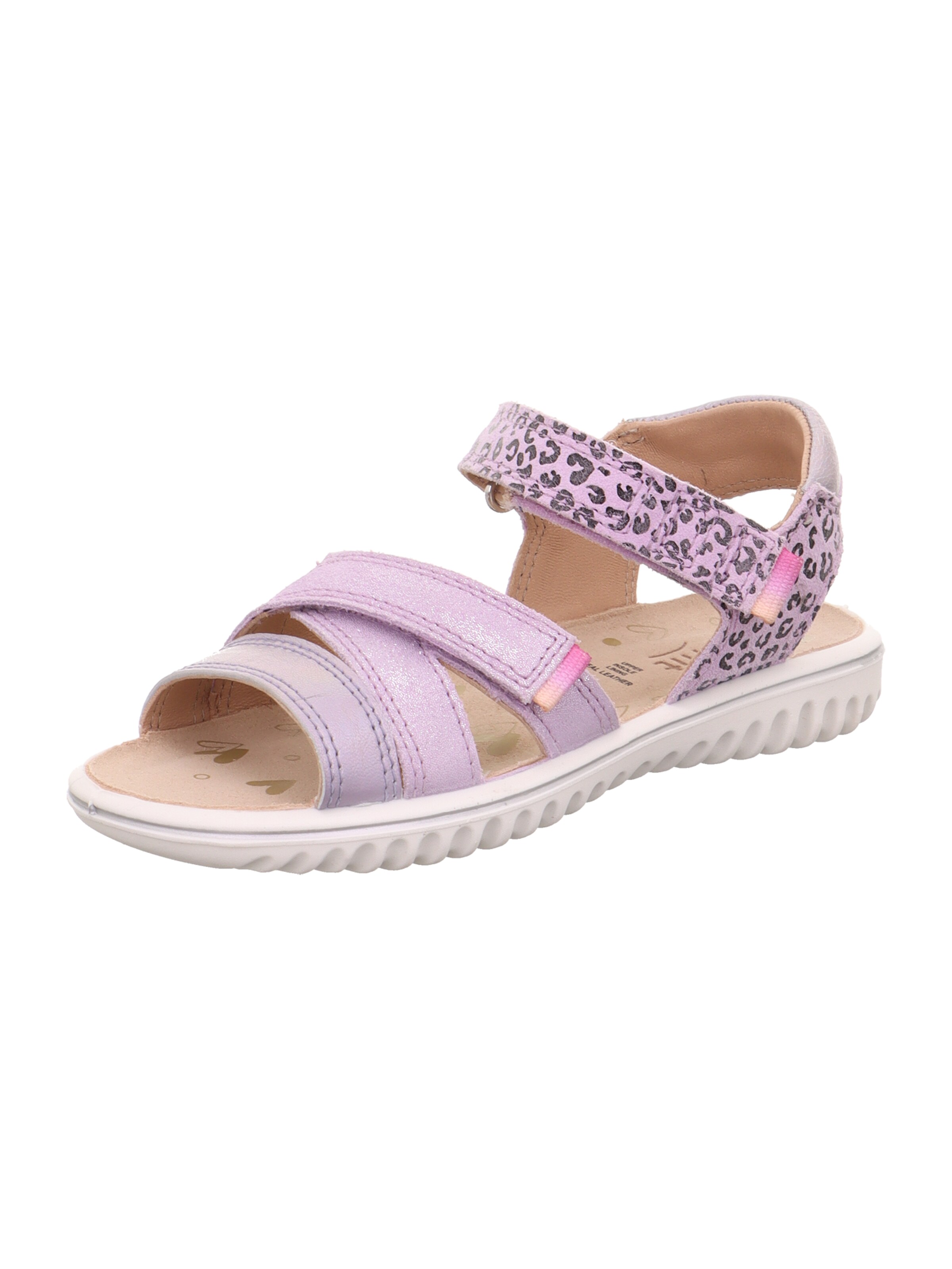 SUPERFIT - Sandalias 'SPARKLE' en lila: frente