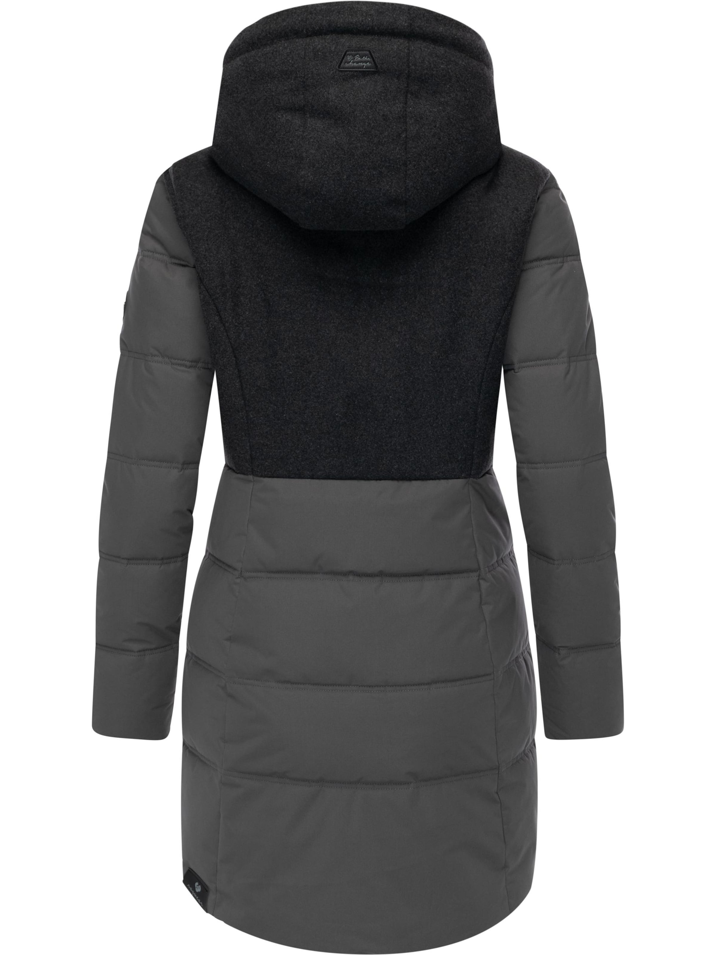 Manteau d’hiver 'Ashani' Ragwear en gris