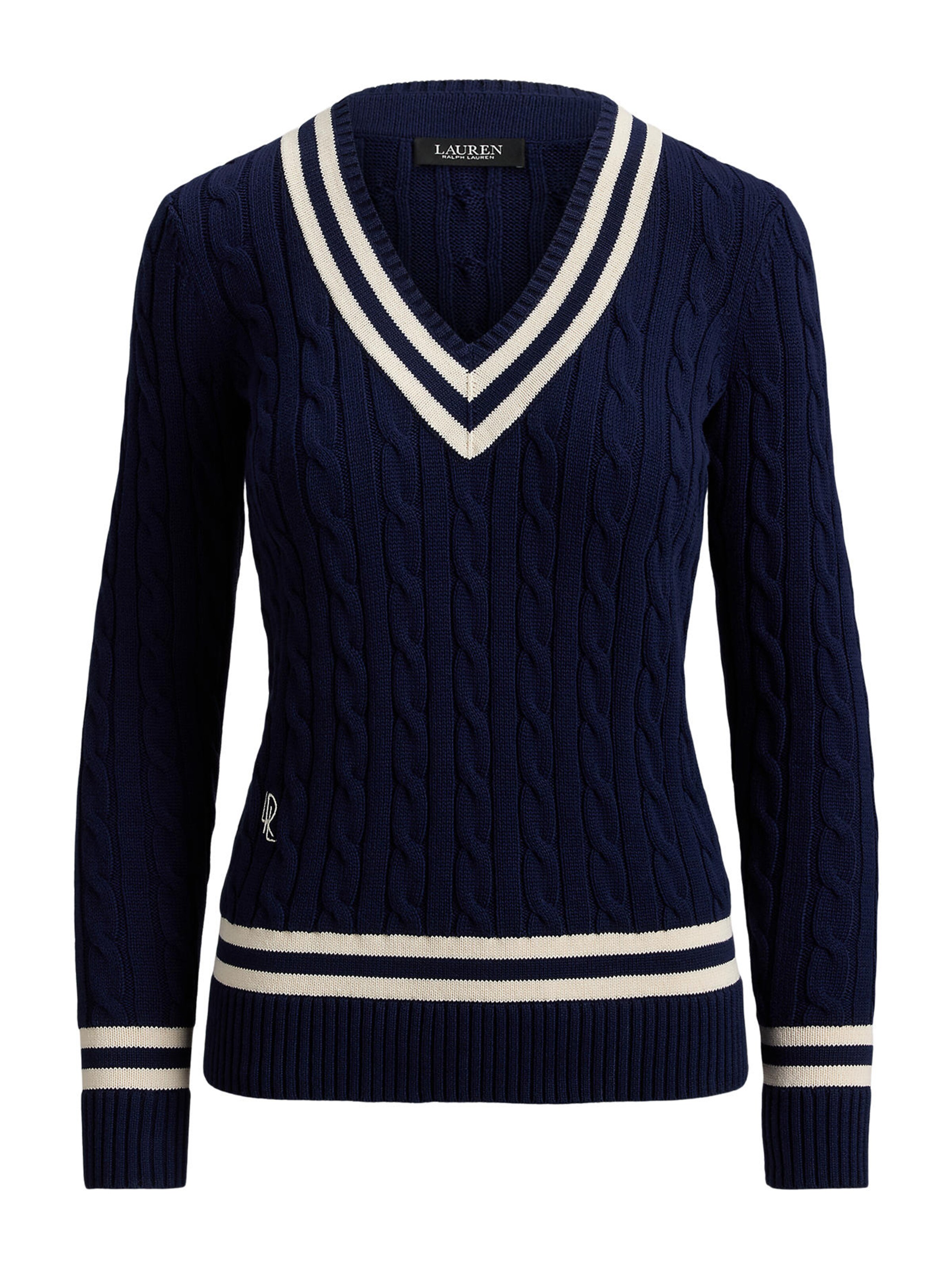 Lauren Ralph Lauren Trui in Blauw: voorkant