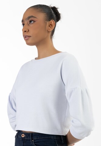 Sweat-shirt MYMO en blanc