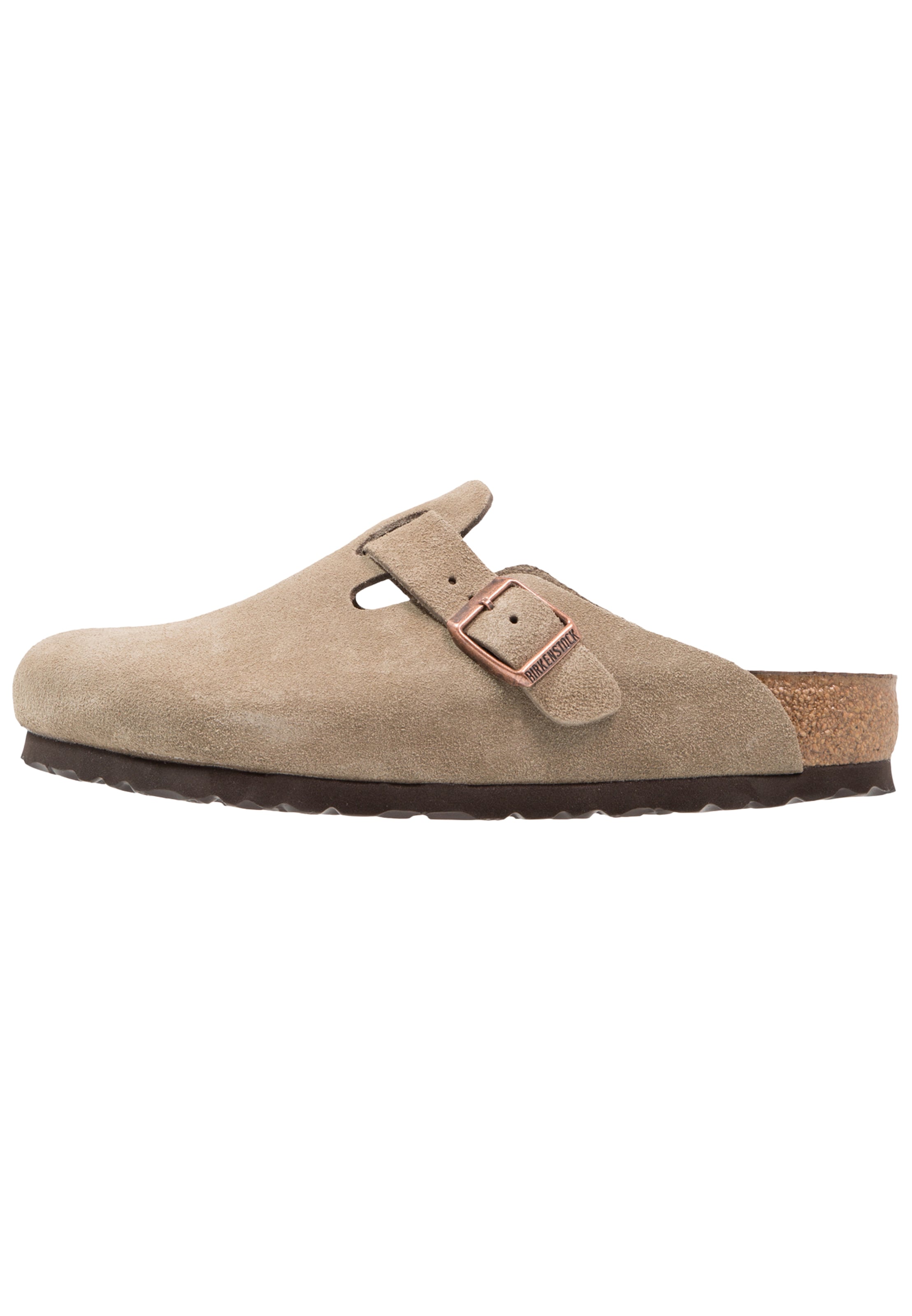 BIRKENSTOCK Mule 'Boston' in Grey: front