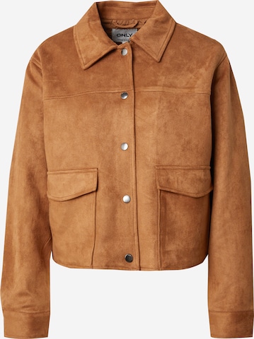 brūns ONLY Starpsezonu jaka 'ONLNORMA': no priekšpuses