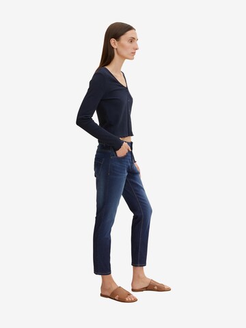 TOM TAILOR Slimfit Jeans i blå