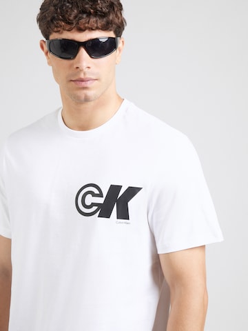 T-Shirt Calvin Klein Jeans en blanc