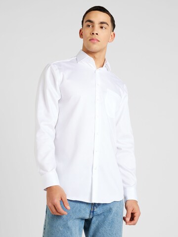 SEIDENSTICKER Regular fit Business shirt 'Smart Cassics' in White: front