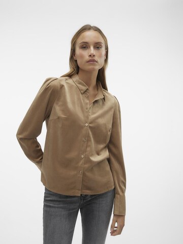 VERO MODA Blouse 'CIANA' in Brown