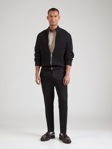 SCOTCH & SODA Конический (Tapered) Плиссированные брюки в Черный