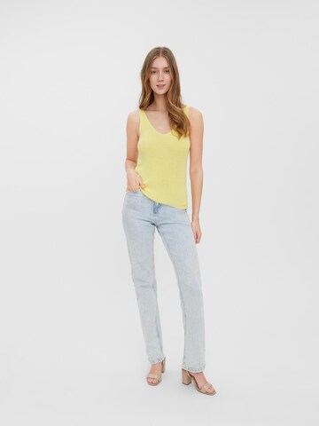 VERO MODA Gebreide top in Geel