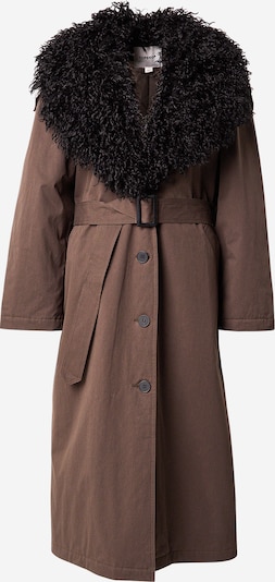 TOPSHOP Prijelazni kaput 'TSANA' u čokolada / crna, Pregled proizvoda