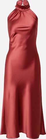 Unique Evening Dress in Pink: front