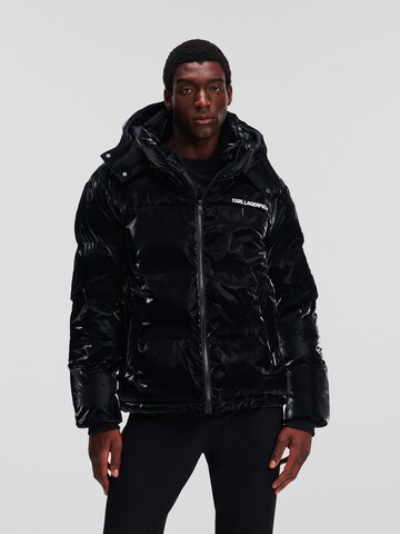 Karl Lagerfeld Winter jacket in Black: front