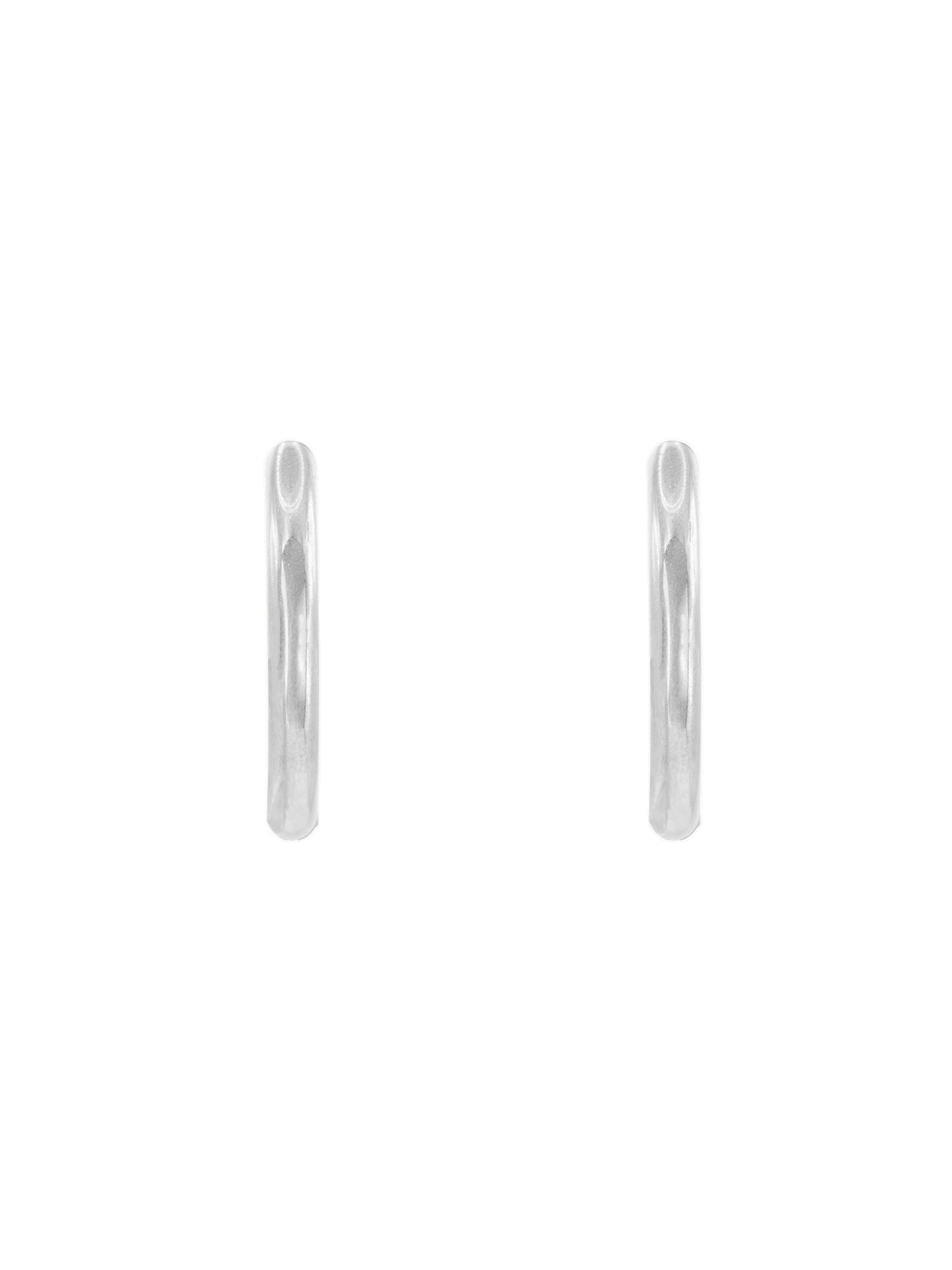 Boucles d'oreilles 'David' Heideman en argent