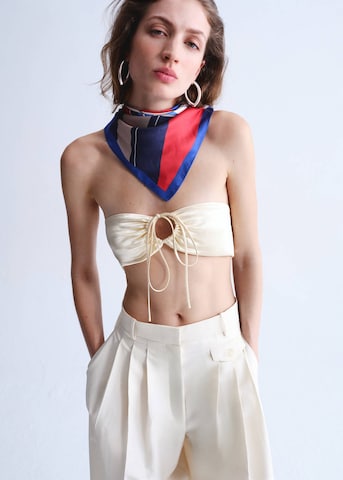 MANGO Loosefit Hose in Beige