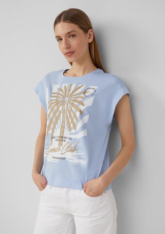 T-shirt s.Oliver en bleu : devant