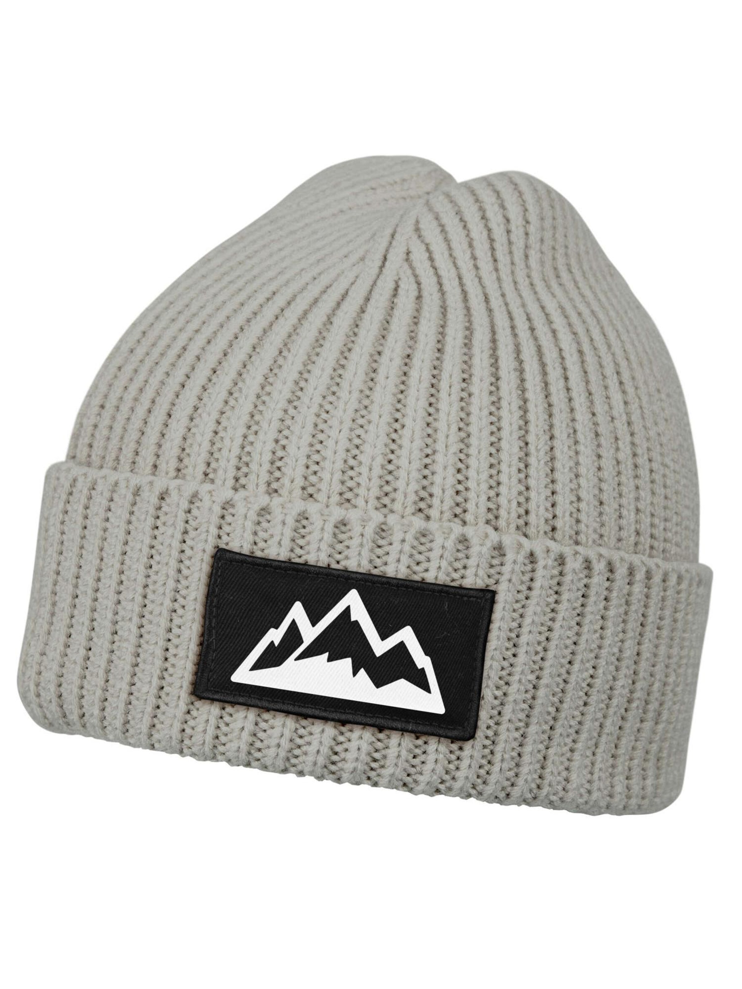 Neverless Beanie 'Mountain' in Grey