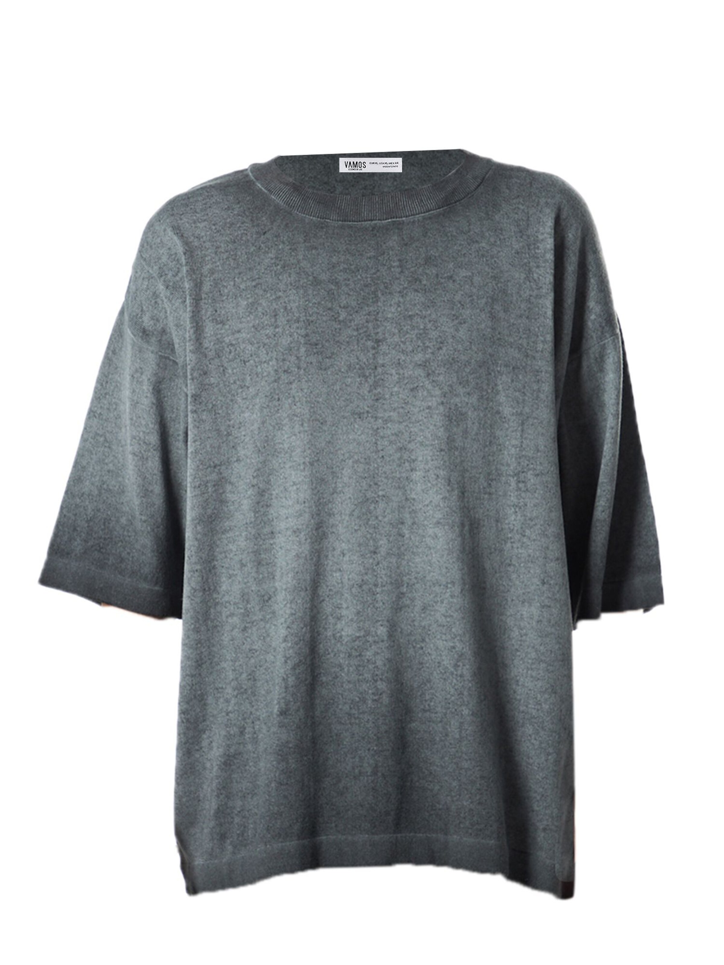 VAMOS CLO Μπλουζάκι σε γκρι: μπροστά