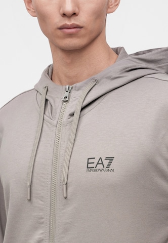 EA7 Emporio Armani Кофта на молнии в Серый