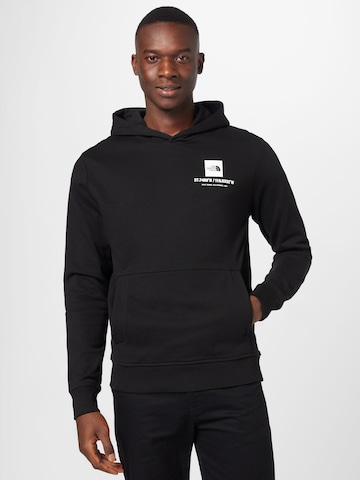 THE NORTH FACE Sweatshirt 'Coordinates' in Zwart: voorkant