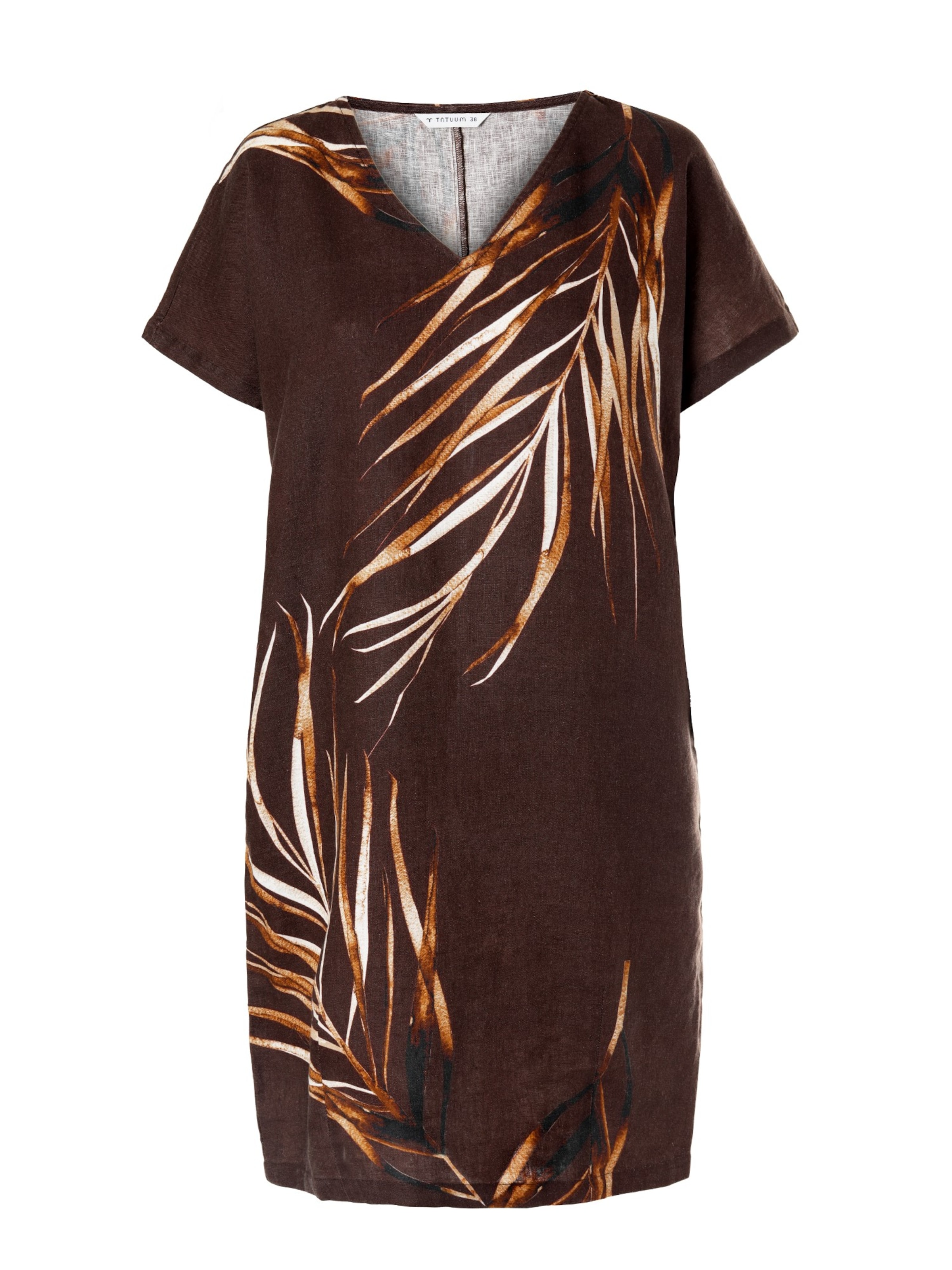TATUUM Sukienka 'Owerti' w kolorze brązowy: przód