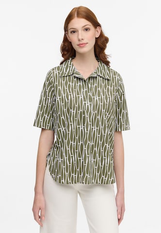 ETERNA Blouse in Groen: voorkant
