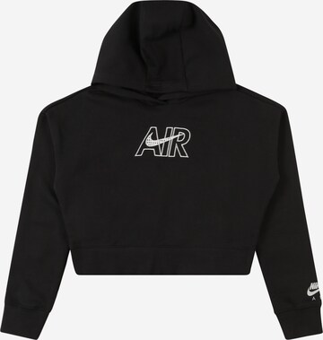 Nike Sportswear Sweatshirt in Schwarz: predná strana