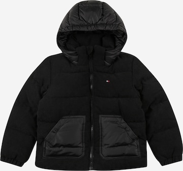 TOMMY HILFIGER Winter jacket in Black: front