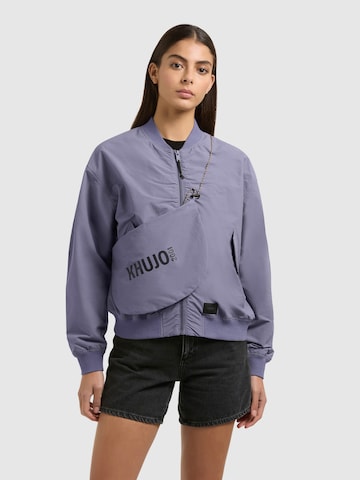khujo Between-season jacket 'FACEE ' in Purple: front